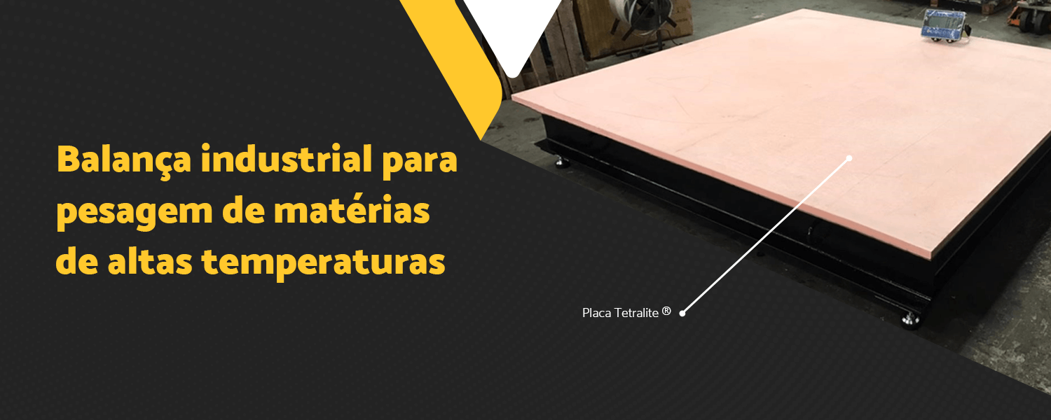 Balança Industrial para Pesagem de Matérias de Altas Temperaturas