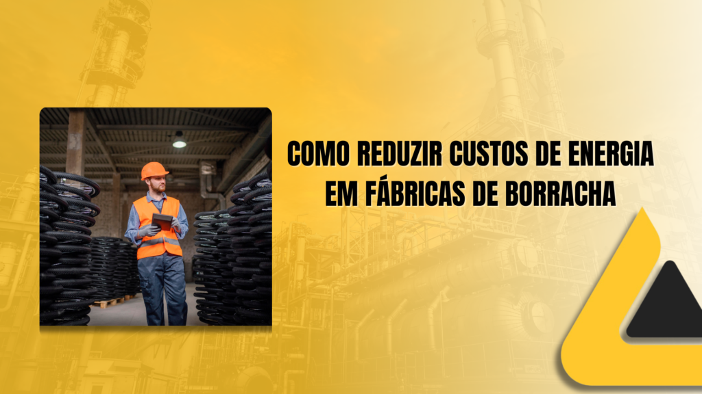 Economia de energia fábrica de borracha
